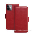 Korean Style Cowhide Leather Phone Case